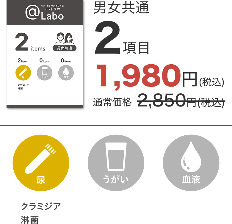 男女共通2項目